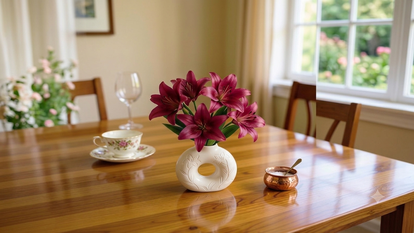 Nayi Umang Donut Vase | Ceramic Vase